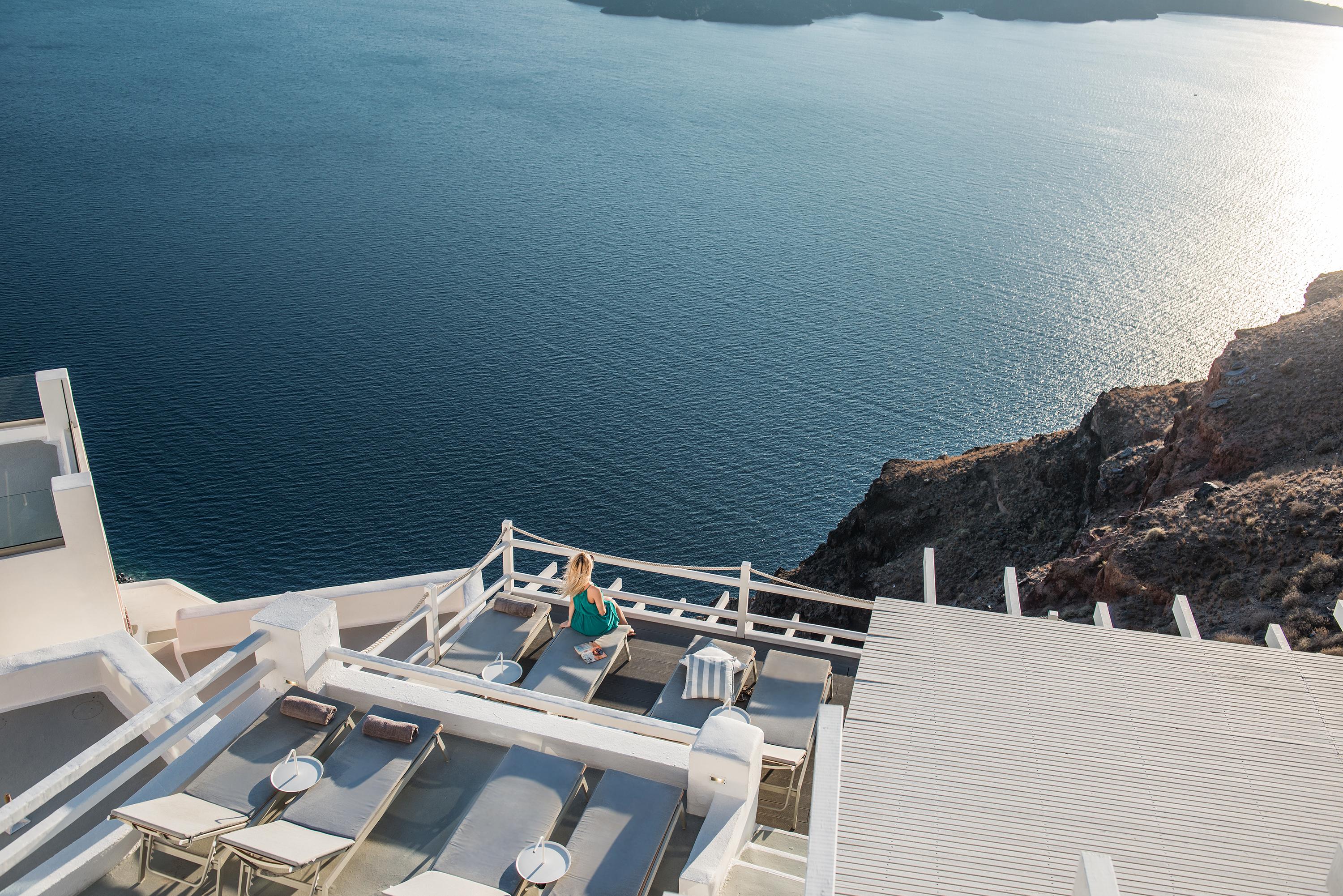 On The Rocks - Small Luxury Hotels Of The World (Adults Only) Imerovigli  Esterno foto